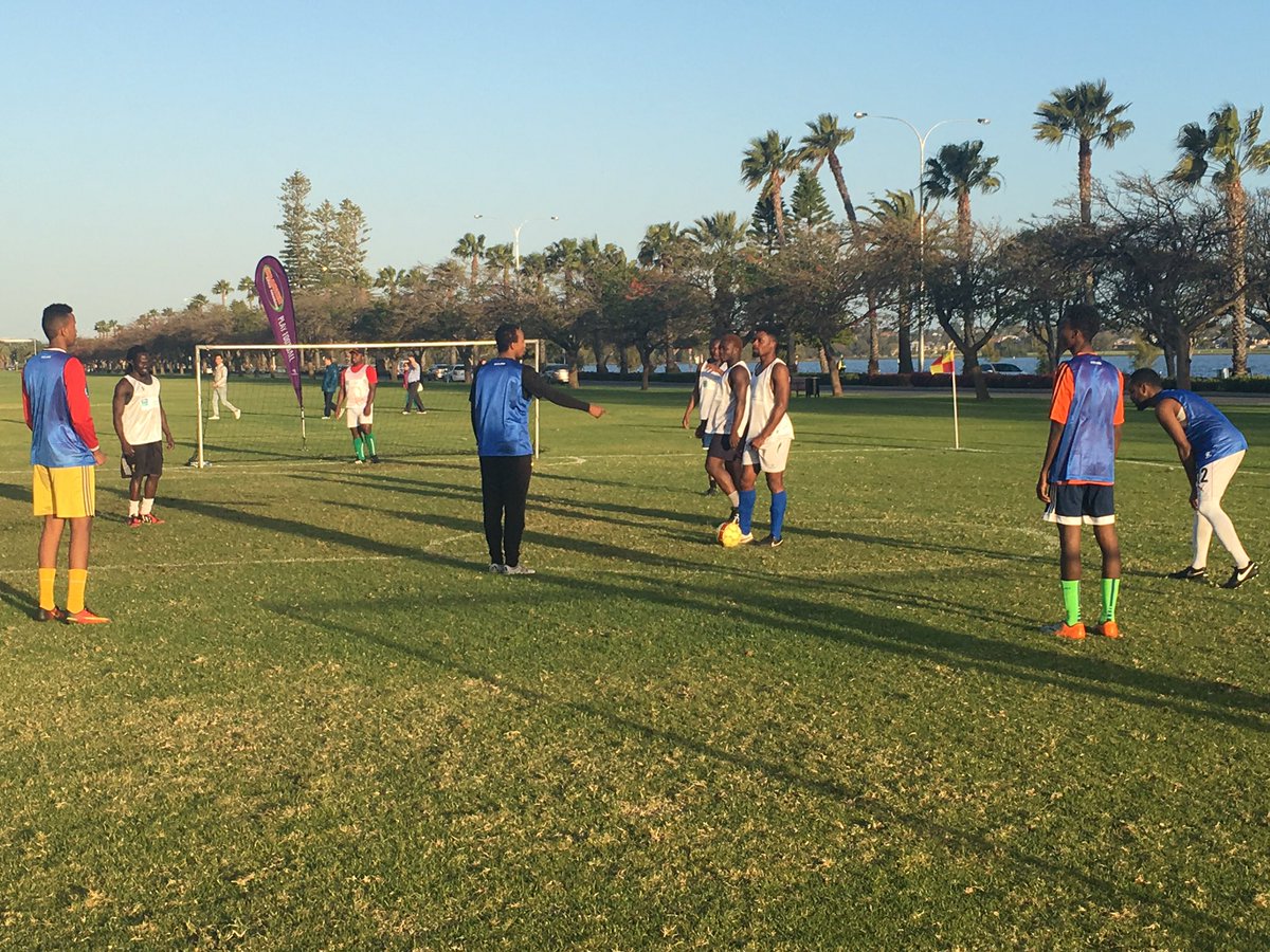 SherifPerth's tweet photo. Africa Down Under 3rd place play off about to kick off between BDO & CSA Global #ADU2016 @JeffCSA https://t.co/bm9EACdrco