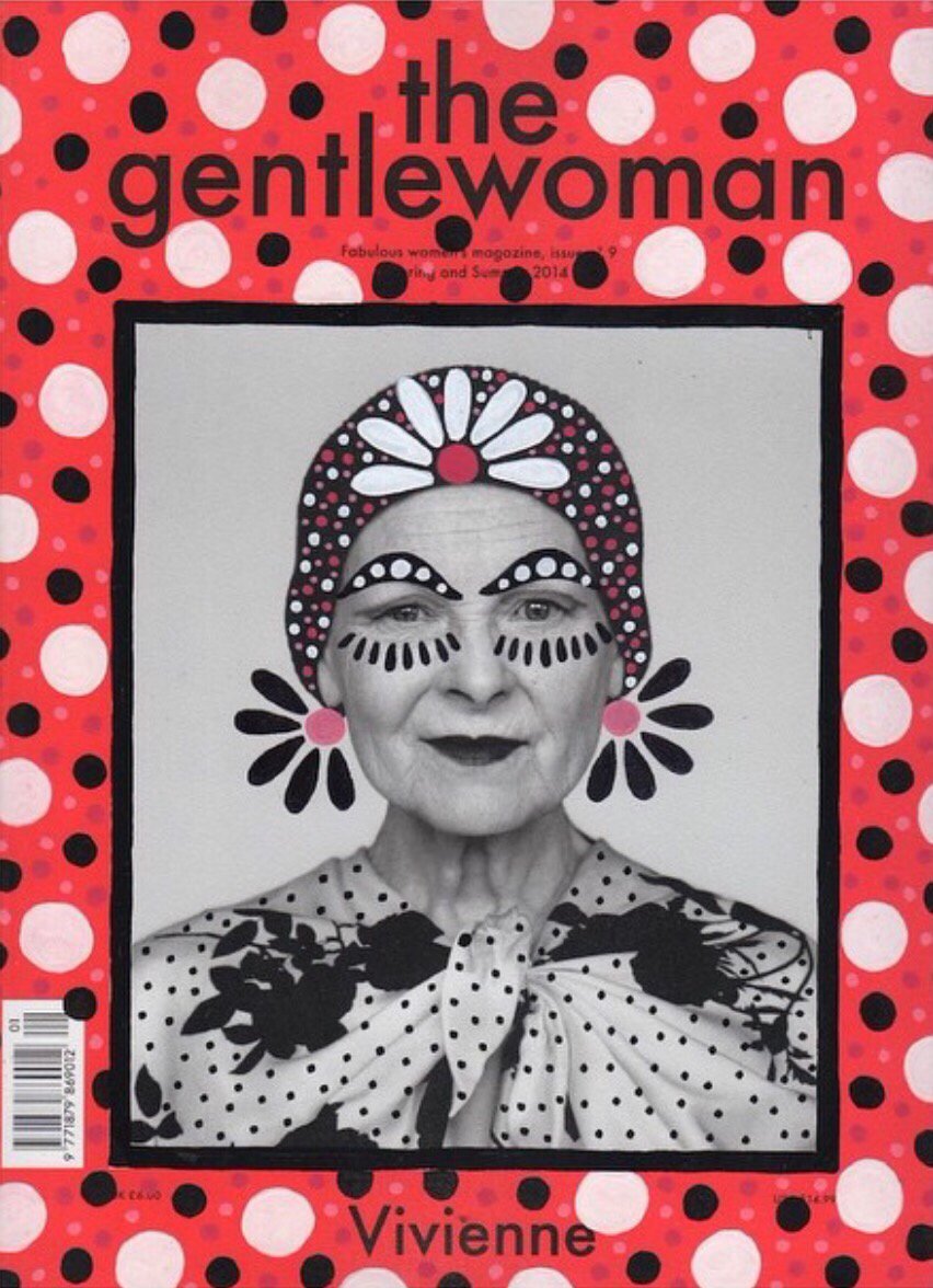 FollowWestwood's tweet photo. Morning! ☀️☀️ @thegentlewoman SS14 front cover of Vivienne reimagined by the artist Ana Strumpf https://t.co/yoVQcdJOoU