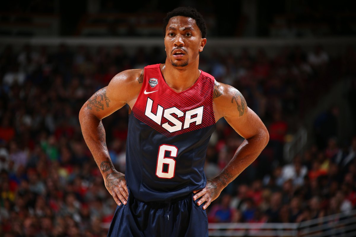 derrick rose usa basketball jersey