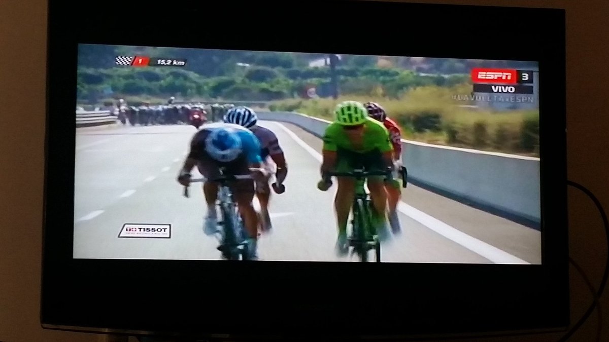 Desde barrancabermeja viendo #LaVueltaxESPN