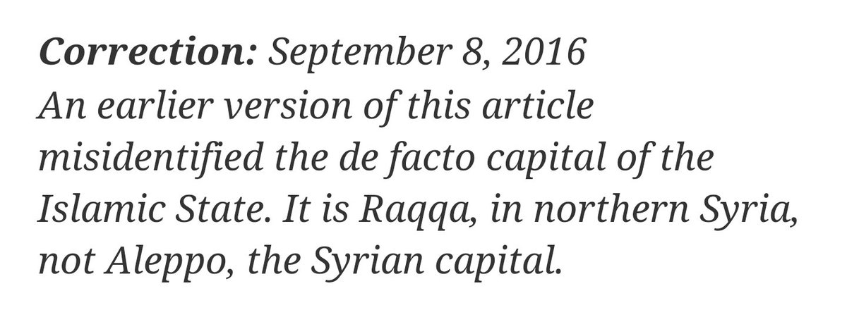 brettolsicw's tweet image. Gary Johnson didn&apos;t know what Aleppo is, the New York Times got it wrong as well... twice! #AleppoGate