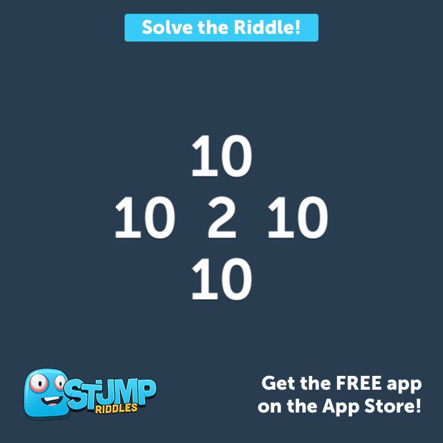 russianswimmer's tweet photo. Help! Can you help me solve this riddle? Download the app #StumpRiddles! https://t.co/UqQZBoBTSE https://t.co/HI7DhikpkR