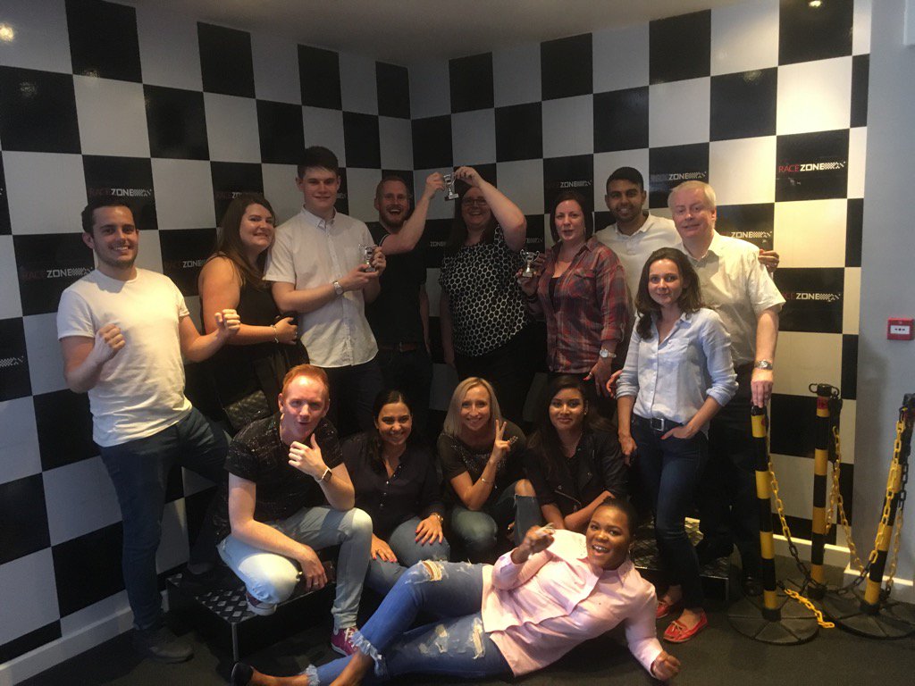 Team Continental Tyres - fastest today 1:20.21 by Dom! Thanks guys enjoy your night out in London!