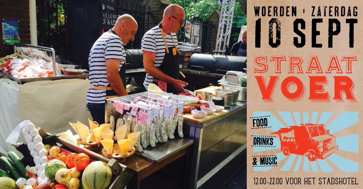 <a href="/VRSHWoerden/">Stadshotel Woerden</a> gaat #Woerden zaterdag culinair verrassen <a href="/StraatVoer/">StraatVoer</a>: oa de #BBQoesters