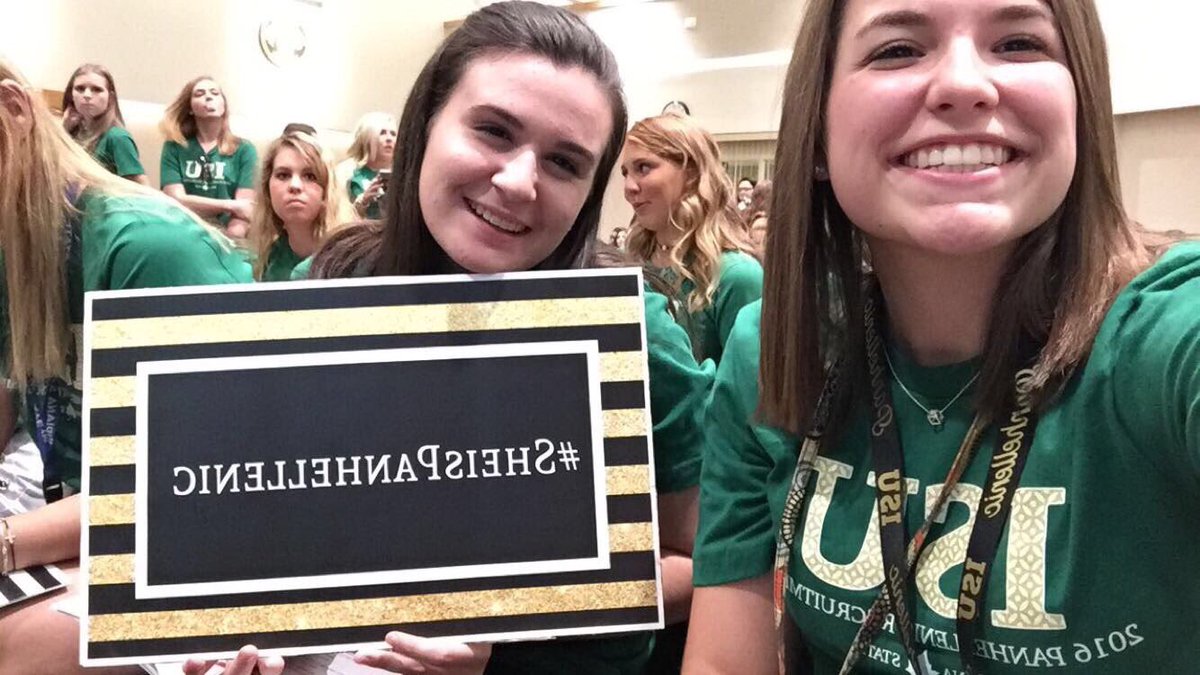 brookefred96's tweet image. First Round was a blast! @ISUSororityLife @RachelAtState #sheispanhellenic