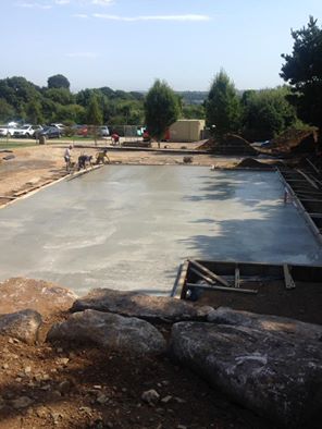 And it begins! We're raising the timber frame for the new gallery <a href="/Tremenheere/">Tremenheere</a>. Watch this space... #Cornwall