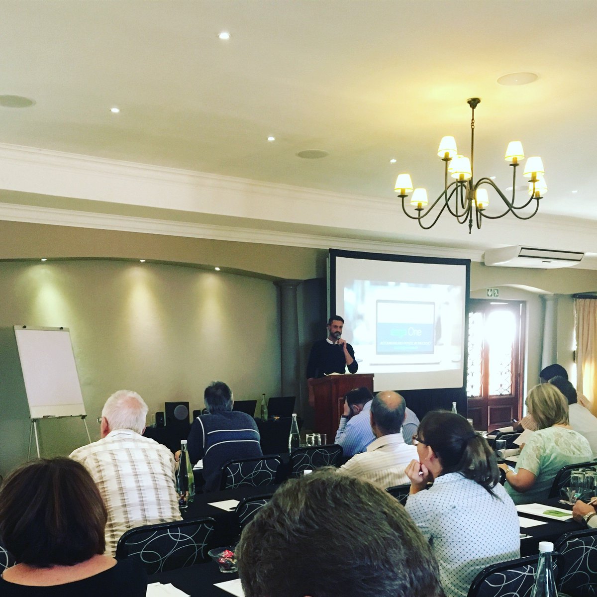 jacquibekker's tweet photo. @_garygriffen_ at SAIPA Monthly Forum showing exclusive benefits of #SageOne Accountants Edition to over 150 members https://t.co/3Y5RpP9Sjb
