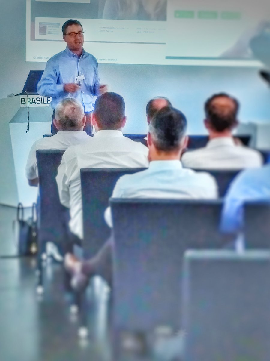 Der #SAPHANA Experte schlechthin am Kundentag, Markus Andres von <a href="/SAP/">SAP</a>