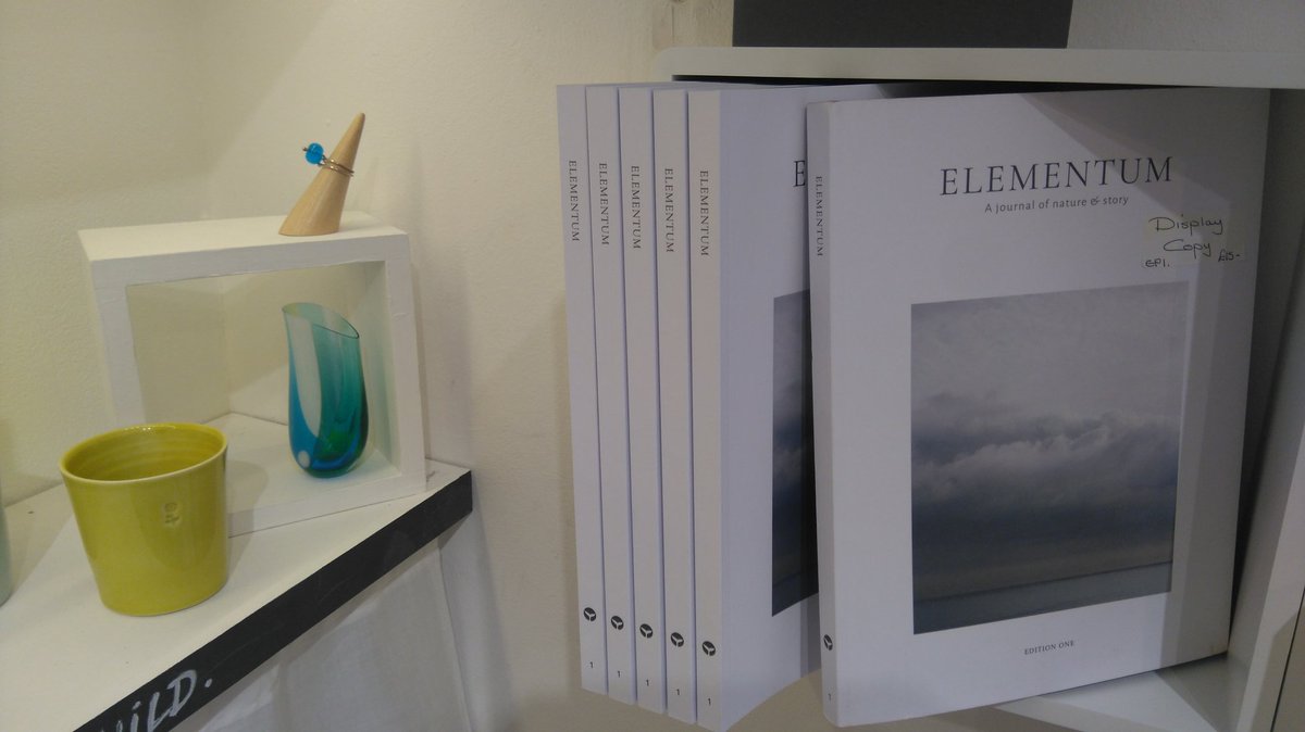 thepolyguild's tweet image. Very excited to have the beautiful @elementumjournl Edition One now in the Guild. #Falmouth #FalmouthArt