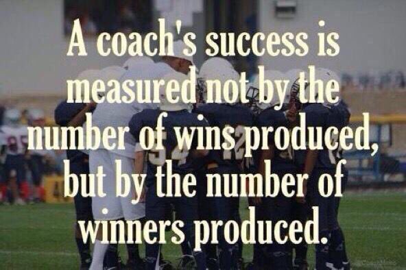 If your coach pushes you, disciplines you &amp; demands the very best of you...they are helping create a winner in you.
