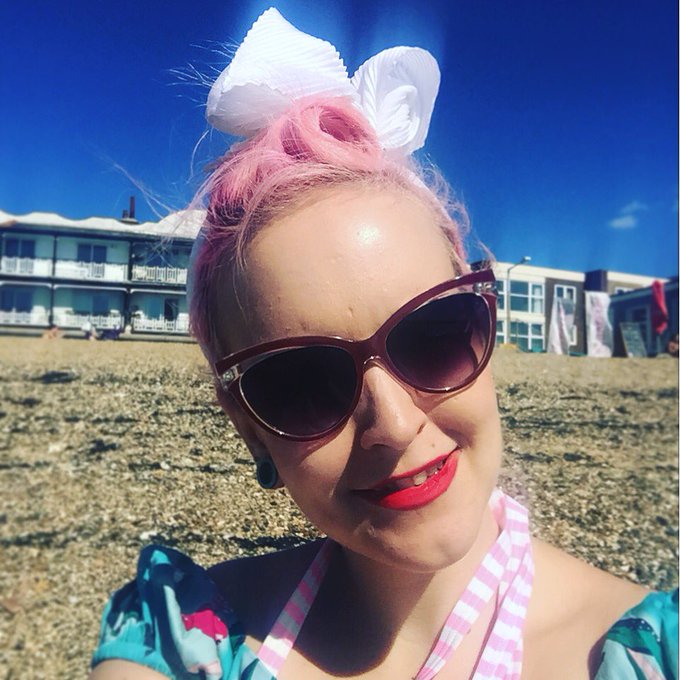 Beach time after shooting! Handy! Tho it's very windy lol hate it when the wind makes one eye water #suicidegirls<a href="/tag/suicidegirls"class="tags"><span>#suicidegirls</span></a>