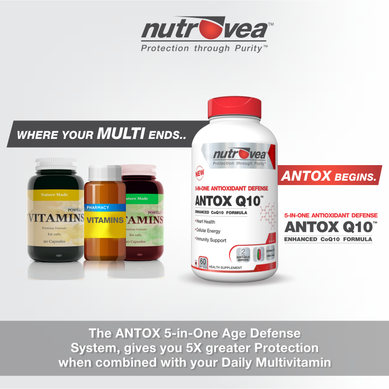 nutrovea's tweet photo. Amplify the power of your Multivitamin with Nutrovea Antox Q10. https://t.co/OqRv70meQ1
#Antioxidants #5x #immunity https://t.co/tJ2A1bmUhc