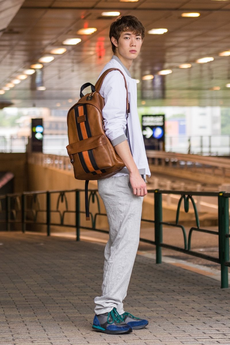 Men S Non No A Twitter メンズノンノモデル宮沢氷魚の 365 Style をアップしました T Co Bwdnmksudl コーチ の新作バックパックを 私服とコーディネート