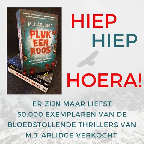 Boekerij's tweet image. Er zijn 50.000 ex. verkocht van de steengoede thrillers @mjarlidge #Ienemienemutte #Piepzeidemuis #Plukeenroos