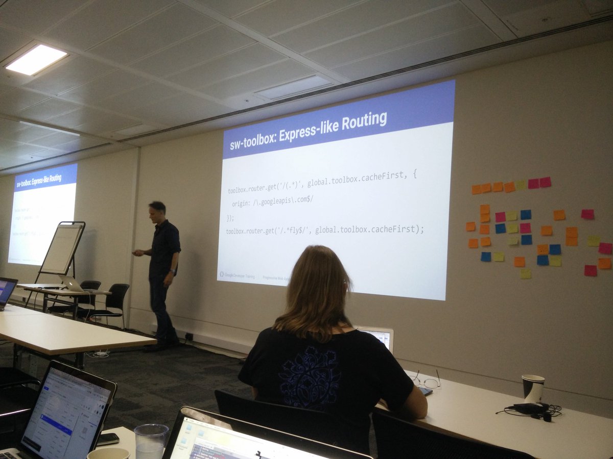 g_perales's tweet photo. Web Payments API. 66% of purchases on mobile are on web. #learningpwa with @sw12 https://t.co/h9BYzfFtpW