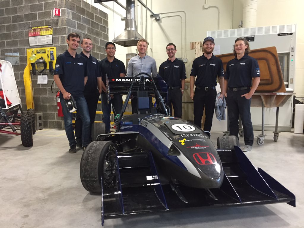 Had a great visit from <a href="/PolarBearRacing/">UMSAE Formula Team</a> <a href="/UofMSAE/">UMSAE</a> <a href="/UMSAEAero/">UMSAE Aero</a> yesterday! We are proud to support! Great work!