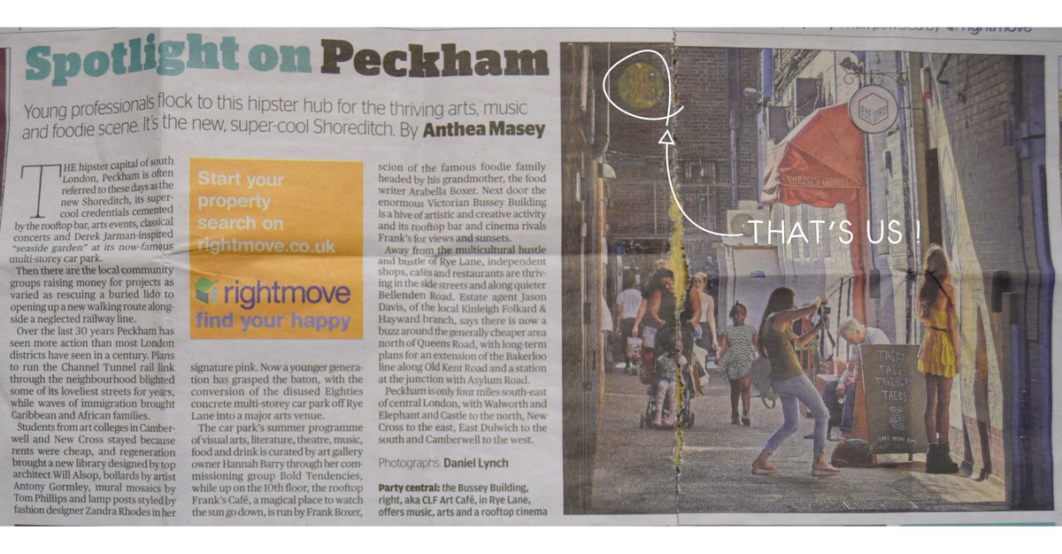 We were in the Evening Standard yesterday! #design #Peckham