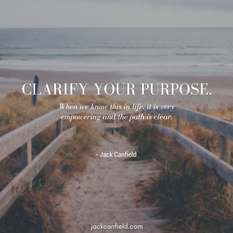 JackCanfield's tweet photo. Do you know your purpose? #life #success https://t.co/GL9FsZ6Eoa