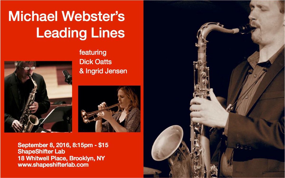 Tonight's the night! Leading Lines returns to <a href="/ShapeShifter/">ascence reel</a> with master musicians Dick Oatts &amp; @gridjam at 8:15pm.