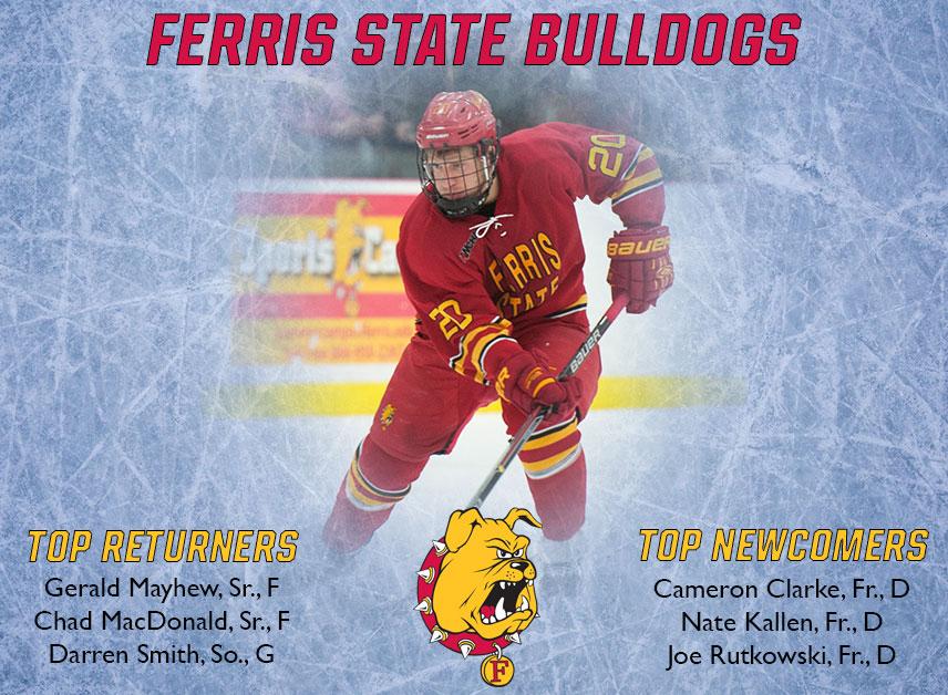 NCAAIceHockey's tweet photo. .@FerrisHockey came up just short of the #FrozenFour in 2016. A ton of talent returns, can they take the next step? https://t.co/ZLFmshOXZK