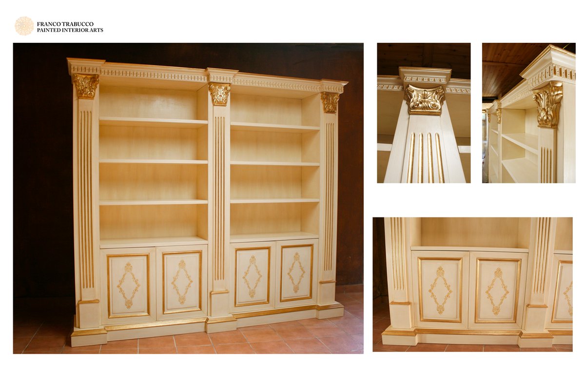 It_madedesign's tweet photo. Class bookshelves. Check out this beautiful creations, entirely handmade by our great Italian artisans. #homedecor https://t.co/JsMnPsAjTr