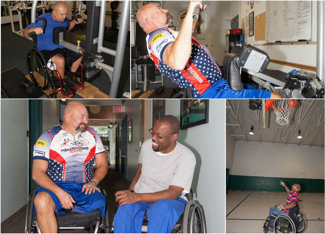 PVA1946's tweet photo. So neat getting 2 see what a workout looks like 4 disabled #veterans at @PVA1946's chapter in Omaha #TBT #GetMoving https://t.co/JlL1nyr4tT