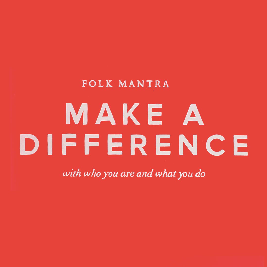 Make a difference #folkwithpurpose #ecommerce #digitalagency #folkmantra