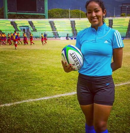 RugbyUCV's tweet image. Yeraldin Estanga, la venezolana ucvista que será referí en torneo brasileño de rugby seven bit.ly/2cF4Wq1