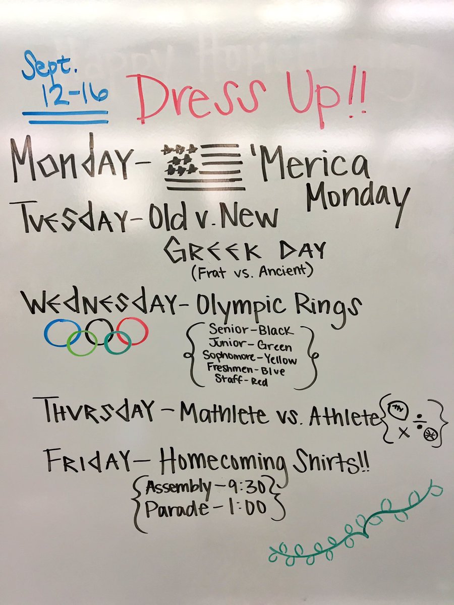 CACraziess's tweet photo. Homecoming week dress up days❗️❗️ https://t.co/JUEI8yqnVP