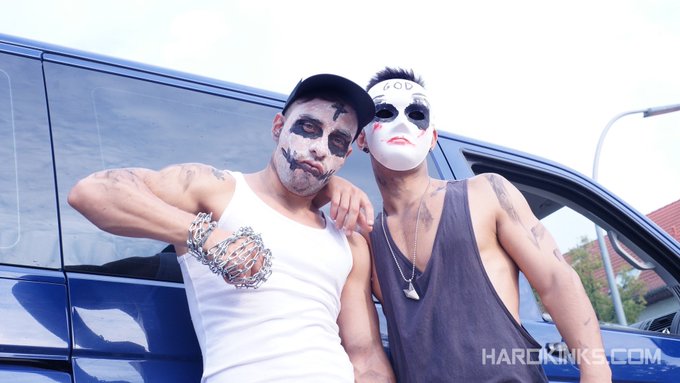 1 pic. Now available on https://t.co/I0FQy4ac4L THE PURGE: A GAY PORN PARODY @ANGEL_CRUZ_STAR @JoshMilkxxx