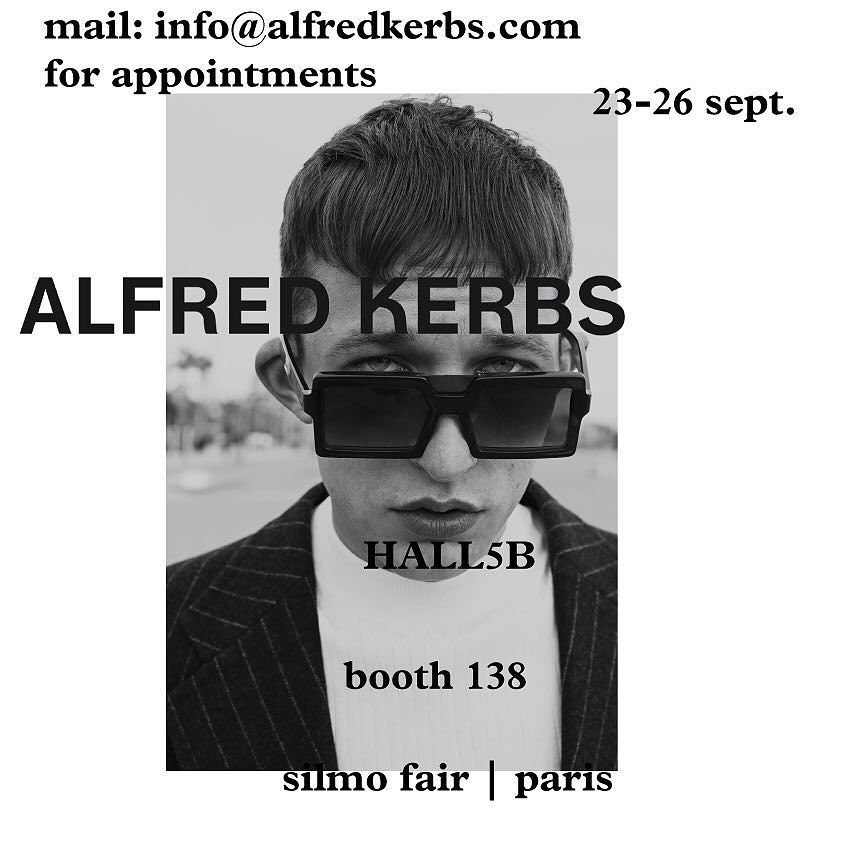AlfredKerbs's tweet photo. D-15
See you in Paris buyers! 😎 #silmo #silmoparis #alfredkerbs #sunglasses https://t.co/KTzbv3Ajv5 https://t.co/GOjhzCnUQx