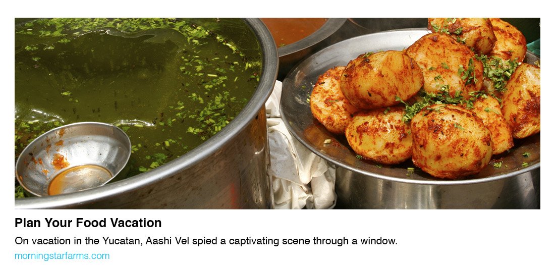 Plan a veggie-full vacay with <a href="/TravelingSpoon/">Traveling Spoon</a> msf.to/FoodVacation via <a href="/VegTimes/">Vegetarian Times</a>