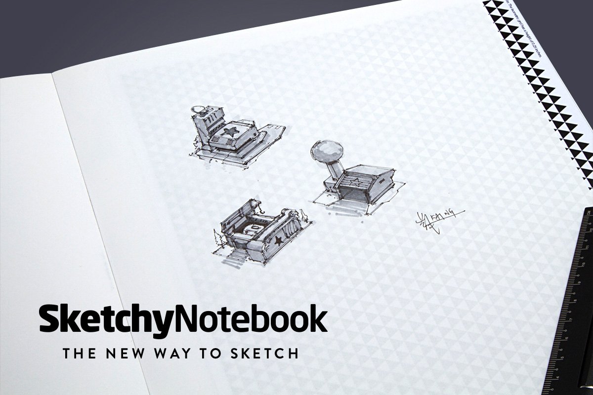 Check out the SketchyNotebook Series: Creative's All-In-One Notebook! goo.gl/OVHoXi #sketch #conceptart
