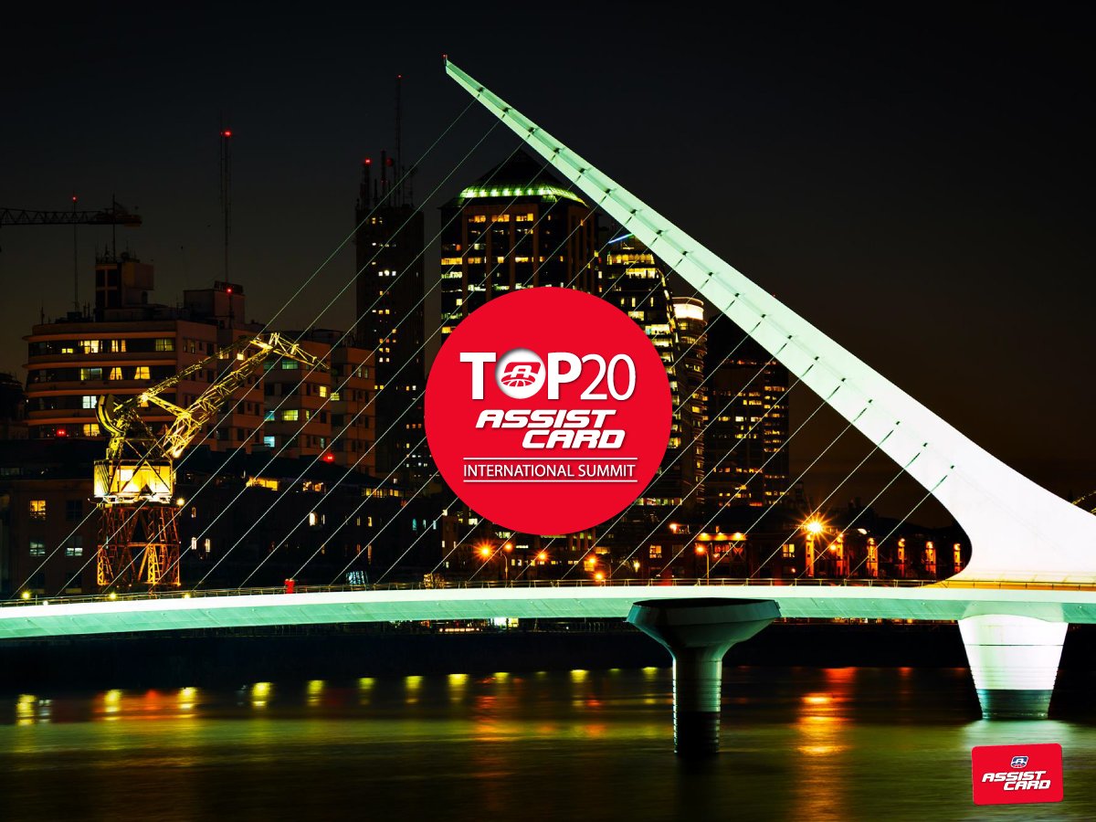 ¡Bienvenido #TOP20 ASSISTCARD a Buenos Aires! A partir de hoy recibimos a los 20 mejores vendedores de todo #LATAM