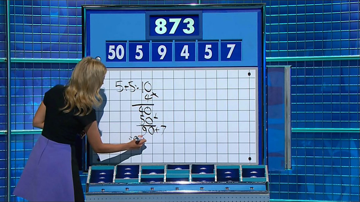 RachelRileyFC's tweet photo. Rachel Riley on #Countdown on Monday. #Numbers2 #ElectricIndigo https://t.co/3Goq6qed0h