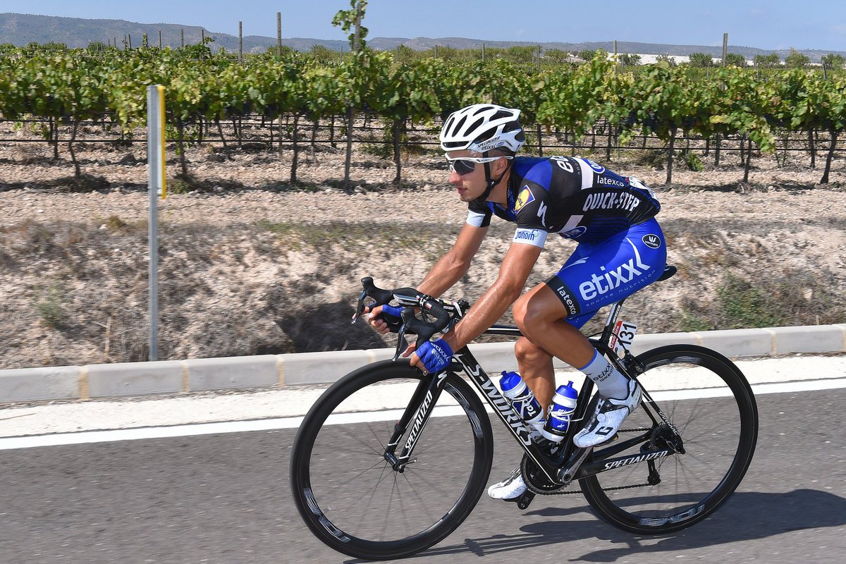 soudalquickstep's tweet image. Follow us and RT this picture for a chance to win a @PCyclingManager 2016 game key! Photo: @TDWsport