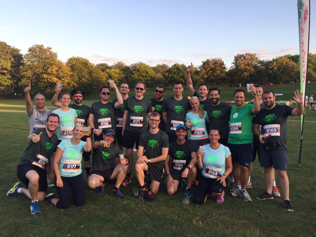 das UX team war natürlich auch dabei #chefkochrunningclub