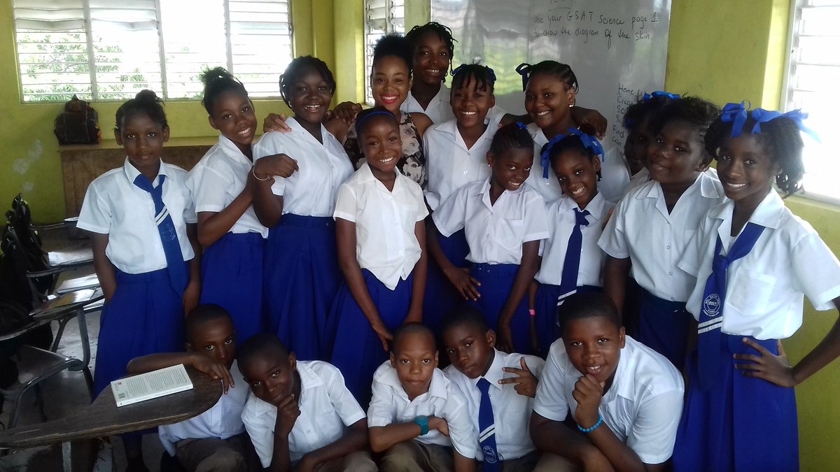 haillezoe's tweet photo. Today is #InternationalLiteracyDay and we visited the Mel Nathan Prep School to talk about its importance. #JIRC https://t.co/u9RuTrHYoW