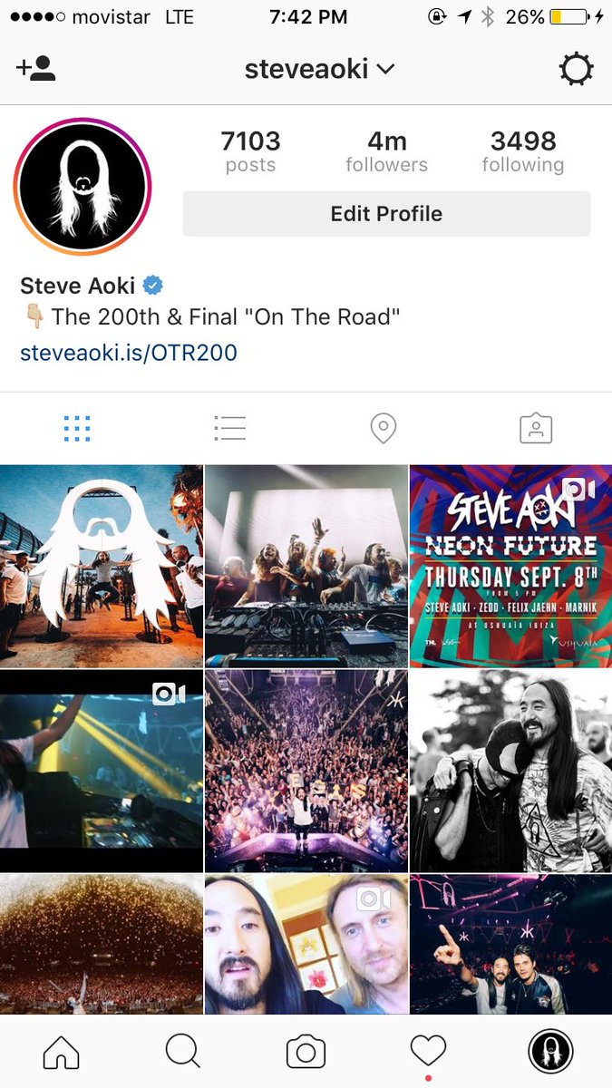 Woohoo! 4 Milly on Instagram. Thanks to those who r for following me! 😱😱😱😱 https://t.co/q0UMPvolsI