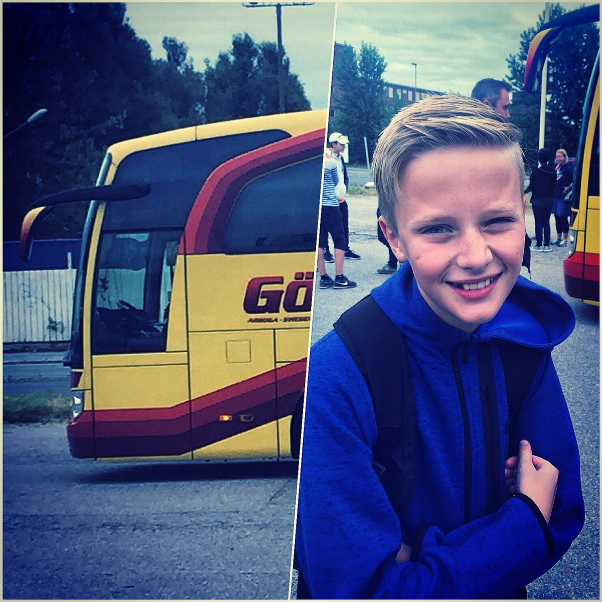 Sonen åker på träningsläger &amp; Svealandsmästerskap i Visby. Mamman avis &amp; tar en löptur ist.
Äter glass som tröst....