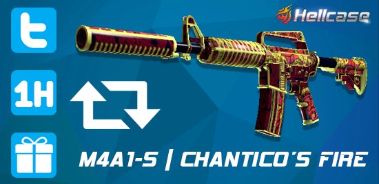 FAST GIVEAWAY
1) FOLLOW <a href="/hellcasecom/">Hellcase🔥</a>
2) RETWEET THIS POST
3) WAIT 1 HOUR