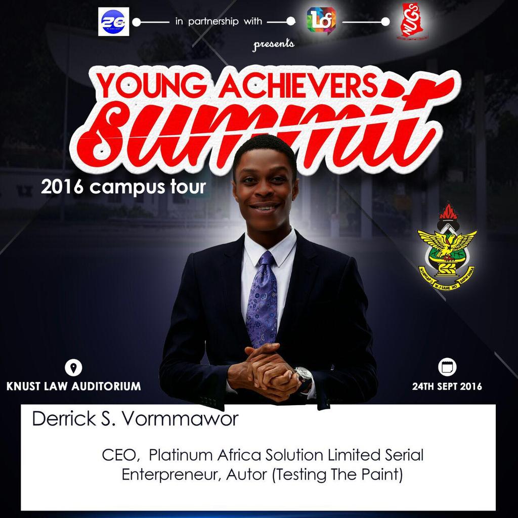 SKAbankwa's tweet photo. @nugsknust to host KNUST #YoungAchieversSummit2016 on 24th sept. @ Event by @twentyPlusgh @nugsknust
@gaudiarhin https://t.co/CuyJAnEtig