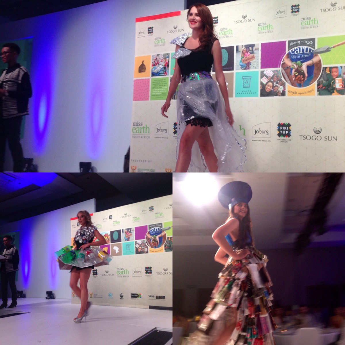 missearth_sa's tweet photo. Here they are! The finalists of #MissEarth2016 dressed by students from @Oprah Winfrey Leadership Academy! https://t.co/QLC6ou1URv