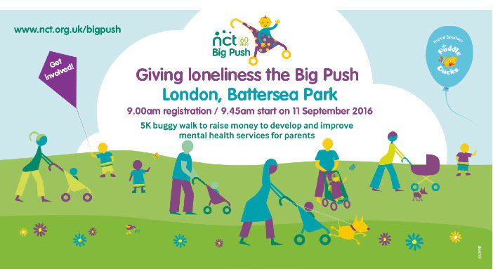 Ann,our award-winning fundraising volunteer is looking forward to meeting all the Big Pushers!