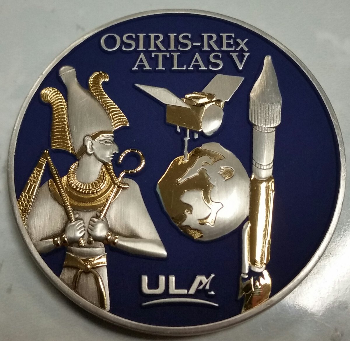 PointyEndUp's tweet image. Now this is a cool mission coin! #GoAtlas #GoCentaur #GoSwag