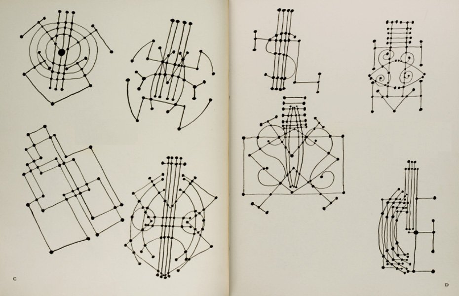 bitcraftlab's tweet image. Some Debug Art from Picasso's Sketchbooks: picassolive.ru/blog/9278/risu… #debugart #generative #geometry cc @zachlieberman