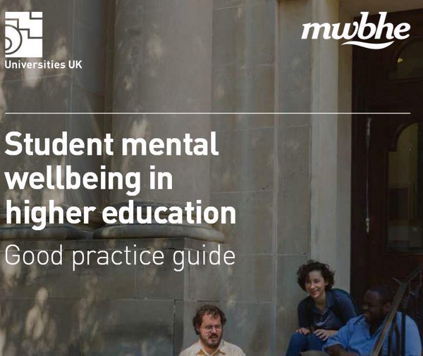 UniversitiesUK's tweet photo. Universities UK circulated guidance to all unis on student mental health last year. See: https://t.co/aJ8HZZtTo3 https://t.co/nujlcZULDq