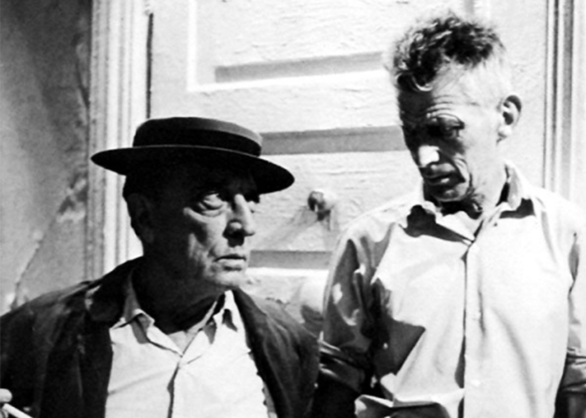 Buster Keaton and Samuel Beckett