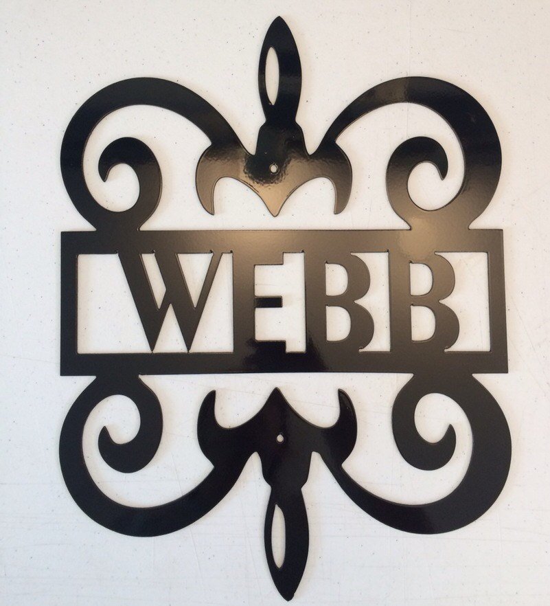 MetalArtDesignz's tweet photo. Custom metal name or address sign, scroll work https://t.co/kkoPewuMMd #MyNewTag #CustomNameSign https://t.co/HqOM2j0MaS