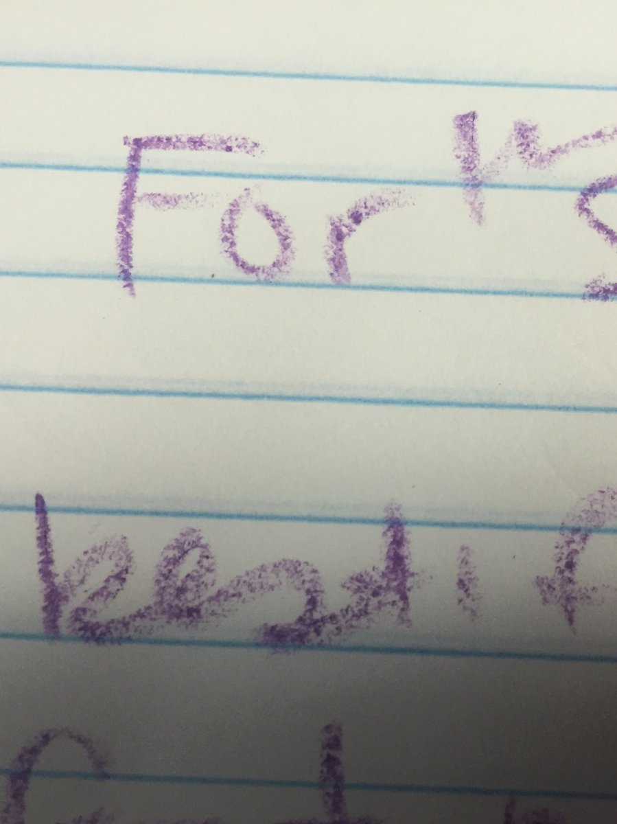 byjenemily's tweet image. Took notes in crayon. Pen missing. Found it later on my keyboard. #journalismproblems d